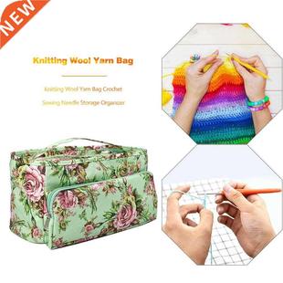 Knitting Bag Organizer Yarn Storage Case for Crocheting