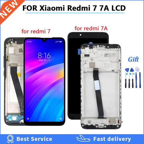 For Xiaomi Redmi 7A LCD Display With Frame Screen Touch