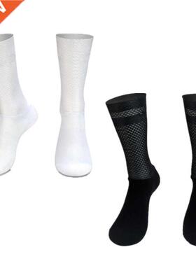 New Pro Team Aero Socks Anti Slip Silicone Cycling Socks Men