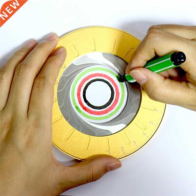 Circle Drawing Tool Adjustable Measuring Drawing Gold 304 St