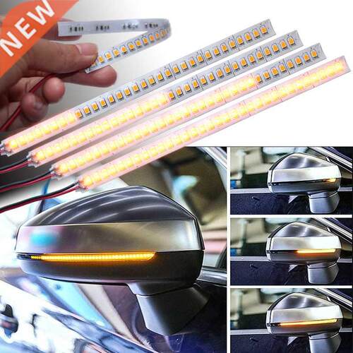 1 Pcs C Review Mirror Indior Lamp Streamer Strip Flow