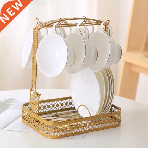 Silver Plating Coffee Cup Hob Cup Dish Rack Can Hang Most 6