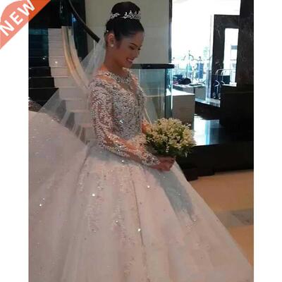 Cheap Vestidos Novia Lace Ball Wedding Dresses 2021 Custom M