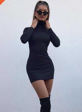 Summer New Women's Wear Black High Clar Long Sleeve Outdoo