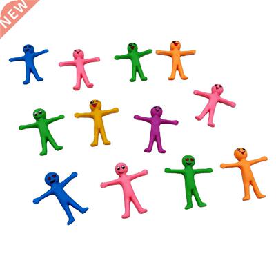 12Pcs Smile Expression TPR Soft Rubber Villain Anti-sress To