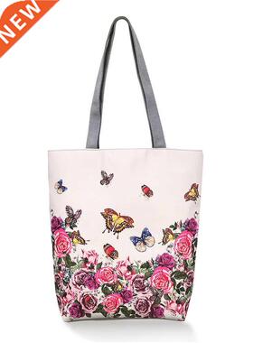Miyahouse Floral Printed Handbag Women Shoulder Bag Summer