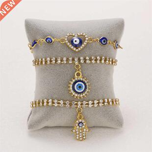 Clssic Turkish Evil Eye Brcelet for Women Luxury  Cubic