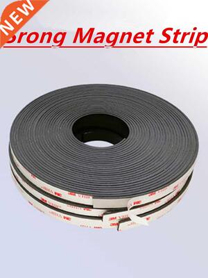 Strong Flexible Magnet Strip Self Adhesive Magnetic Tape Rub