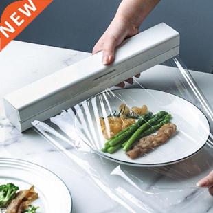 Magnetic Cling Wrap Dispenser Roll Case Plastic Wrap