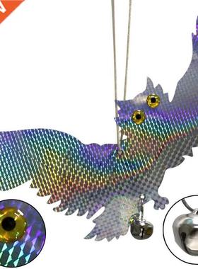 Bird Repeller Garden Emulation Owl Bird Scarer Hanging Refle