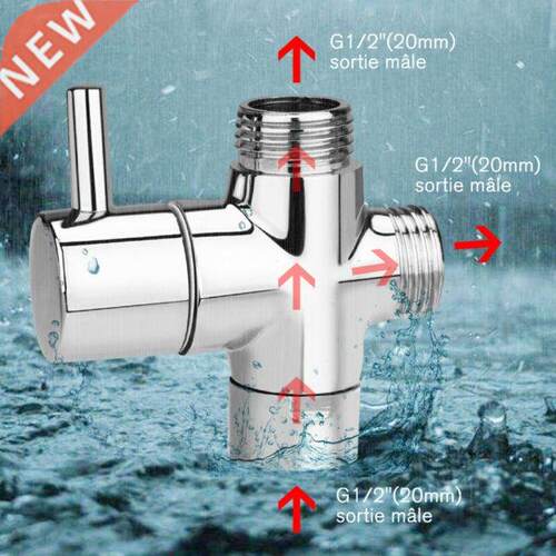 Bidet Sprayer Diversion Valve Shower Head Copper Irrigation