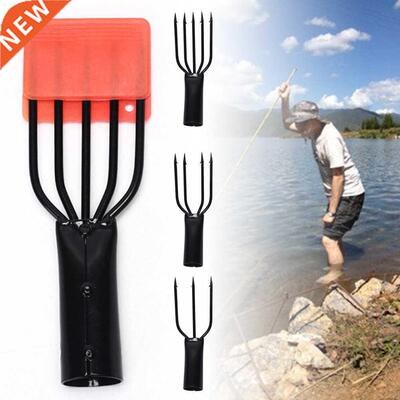 Barbed Stainless Steel Spring Harpoon /4/5 Prong Fishing