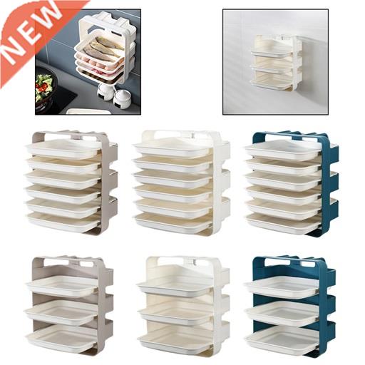 Kitchen Preparation Plates 3/6 Layer Wall Mount Rack