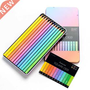 Marco Fashion Pastel Color Pencils SQUARE shape 12/24 Andst