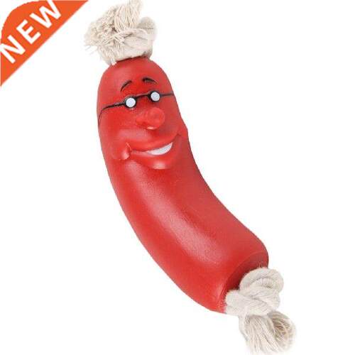 Funny Pet Dog Toys Sausage Squeaky Toys For Pets Healthy