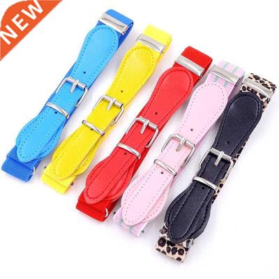 Fashion Baby Jean Leopard Print riped Decor Children Ela