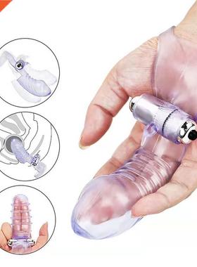 g-point vibration finger set thumb stab set massage stick