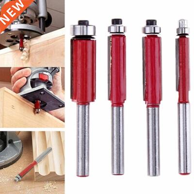 6/8/10/12mm Shank Flush Trim Router Bit with Bearing Wood