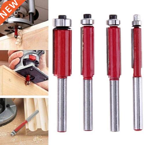 6/8/10/12mm Shank Flush Trim Router Bit with Bearing Wood