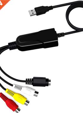 USB 2.0 Audio Video Capture Card Adapter VHS to DVD Video Ca