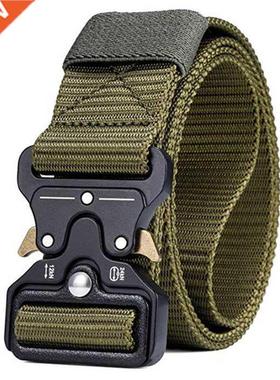 Plus Size 150 170cm Men's Belt Army Outdoor Hunting Tactical