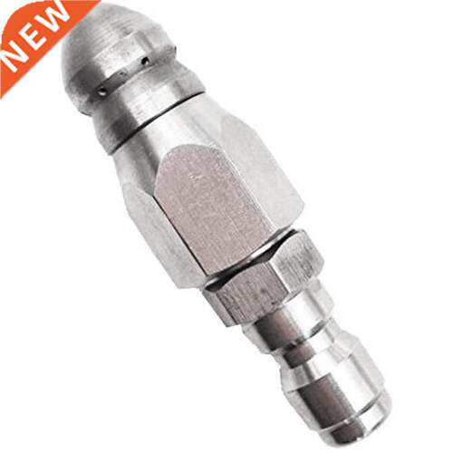 Pressure Washer Sewer Jetter Nozzle with Stainless Steel, Du