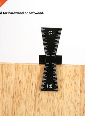 Woodworking Dovetail Marker Wood Joints Gauge Tool with Scal