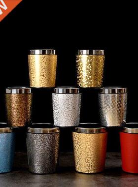 Waste Bin Room Garden Aesthetic Charms Bins Gold Recycle