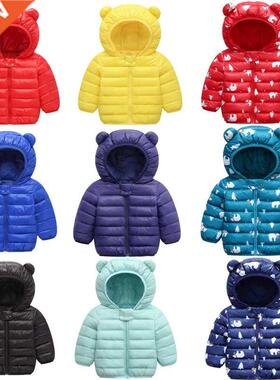 Warm Toddler Boys Jackets Autumn Winter Long Sleeve Hooded C