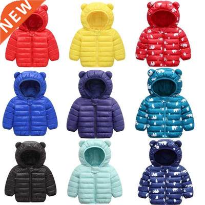 Warm Toddler Boys Jackets Autumn Winter Long Sleeve Hooded C