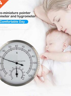 Wall Mounted Sauna Temperature Humidity Meter Thermometer