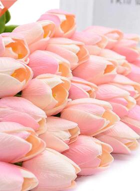 5/10/20pcs Artificial Flowers Real Touch PU Tulips Fake Flow