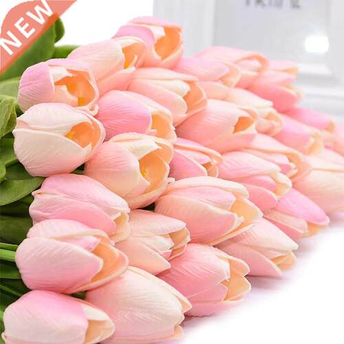 5/10/20pcs Artificial Flowers Real Touch PU Tulips Fake Flow