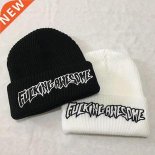 Awesome Embroidery Beanies Winter Hats For Men Women Lies