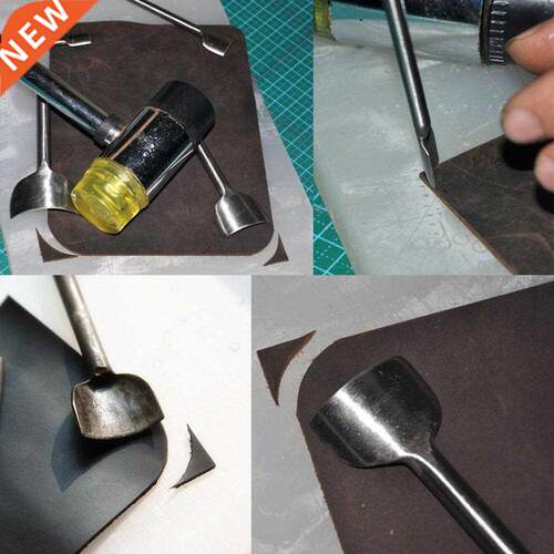 1PC Leather Craft Half-Round Cutter Punch Tools DIY Leather