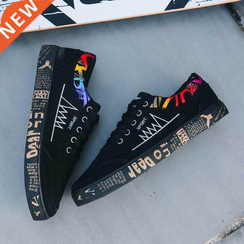 Graffiti oes Men Breathable Flat Casual oes 2022 Outdoo