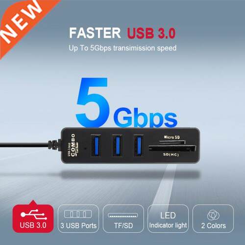 Universal USB Hub 2.0 High Speed USB Splitter  Port Hu