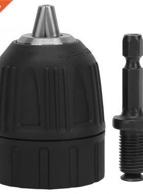 Plastic Casing Drill Chuck 0.8-10mm 3/8-24UNF + 1/4 Hex