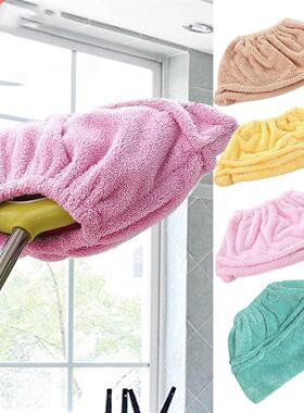 Multi Function Coral Velvet Broom ver Cloth Floor Mop With R