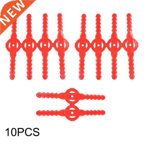 10Pcs Brushcutter Plastic Blade Grass Trimmer Head Replaceme