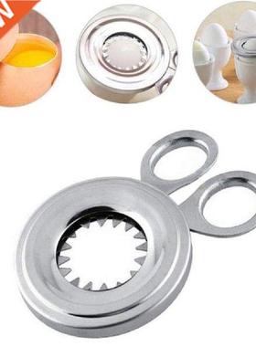 Stanless Steel Slcer Boled Cooked Egg Topper Snpper