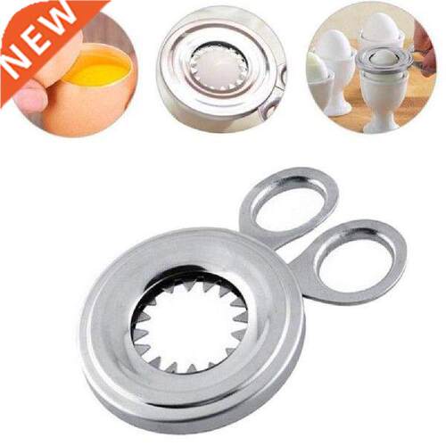 Stanless Steel Slcer Boled Cooked Egg Topper Snpper