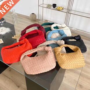 2022 Fshion Hnde Woven Bg Luxury Woven Lether Printed