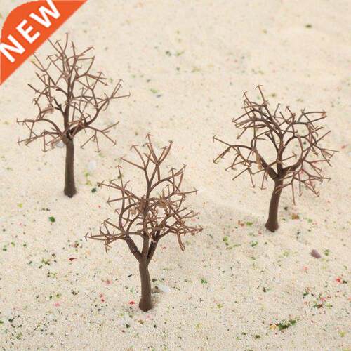 10pc Brown Model Bare Trunk Tree 12cm Train Railway Building