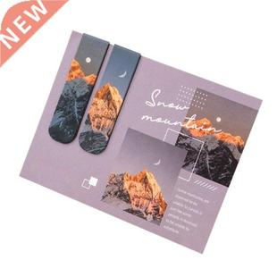 2Pcs Magnetic Bookmark Kit 6 Classic Designs Landscape Page