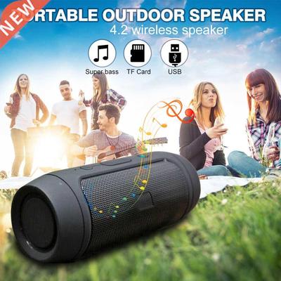 Mini Wireless Bluetooth-Compatible Bass Speaker Portable Sub