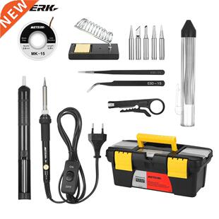 Meterk 14 in 1 Soldering Iron Kit 60W Adjustable Temperature