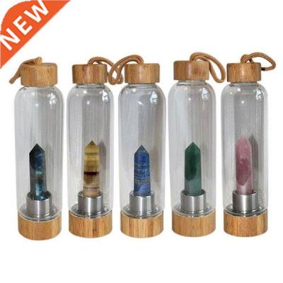Natural Crystal Column Gemstone Energy Healng Glass Water