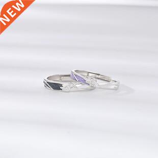 2021 Drop ipping Cute Romantic Style Unicorn Couple Rings