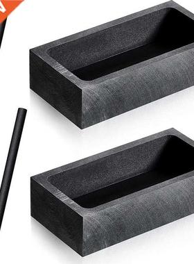 2 Pcs 1 Kg Graphite Casting Mold Crucible Mould and 2 Pcs Gr